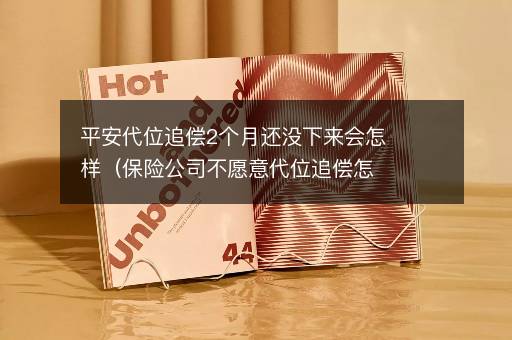 平安代位追偿2个月还没下来会怎样（保险公司不愿意代位追偿怎么办）